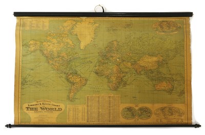 Lot 63 - Nightingale's Library & Route Chart of The World, Mercator's projection
