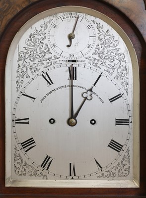 Lot 790 - A Victorian Gothic walnut table clock