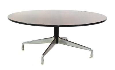 Lot 574 - A circular rosewood coffee table