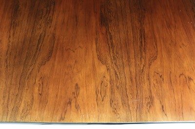 Lot 572 - A large rosewood boardroom table