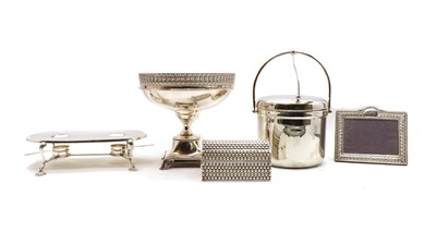 Lot 57A - A silver plated ice bucket