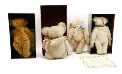 Lot 229 - Four Steiff teddy bears