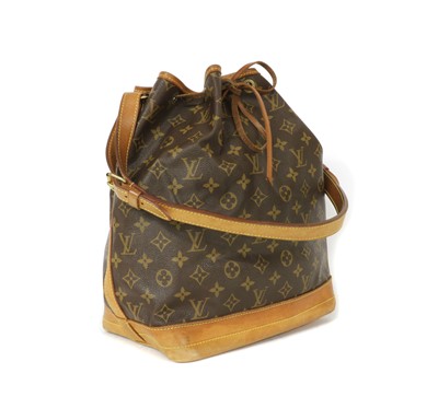 Lot 1360 - A Louis Vuitton monogrammed canvas Noe drawstring bag