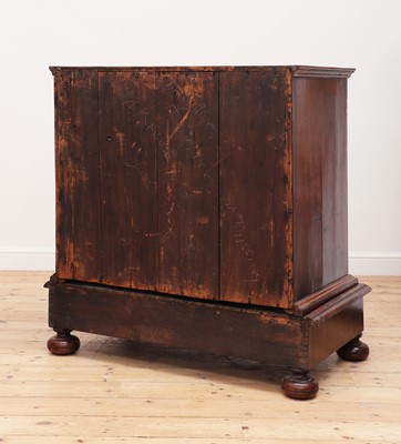 Lot 151 - A George I-style walnut chest on stand