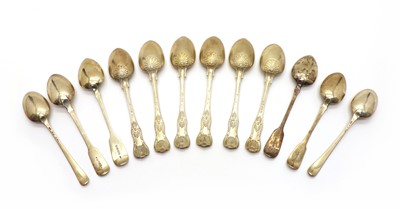 Lot 61 - A group of six silver Victorian Queen’s pattern tablespoons