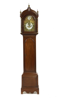 Lot 424 - A George III mahogany eight-day longcase clock