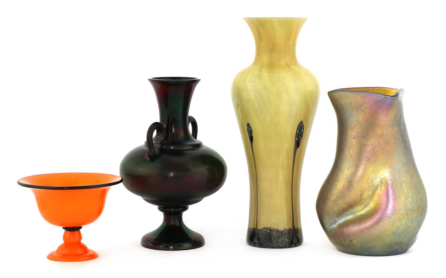 Lot 91 - A Loetz iridescent Phaenomen glass vase
