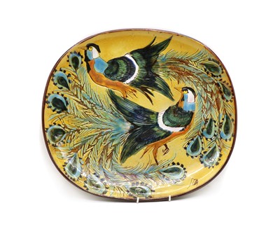 Lot 175 - A large Chelsea pottery charger