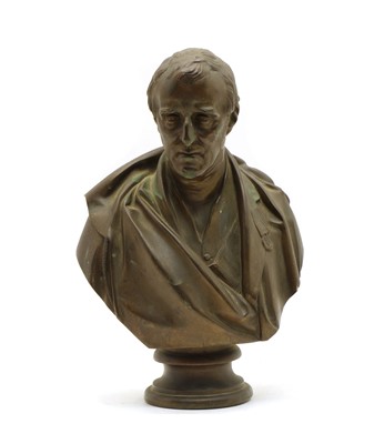 Lot 244 - A bronze bust Arthur Wellesley