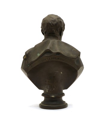 Lot 244 - A bronze bust Arthur Wellesley