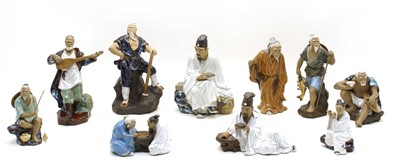 Lot 285 - A large collection of Chinese ceramic figures