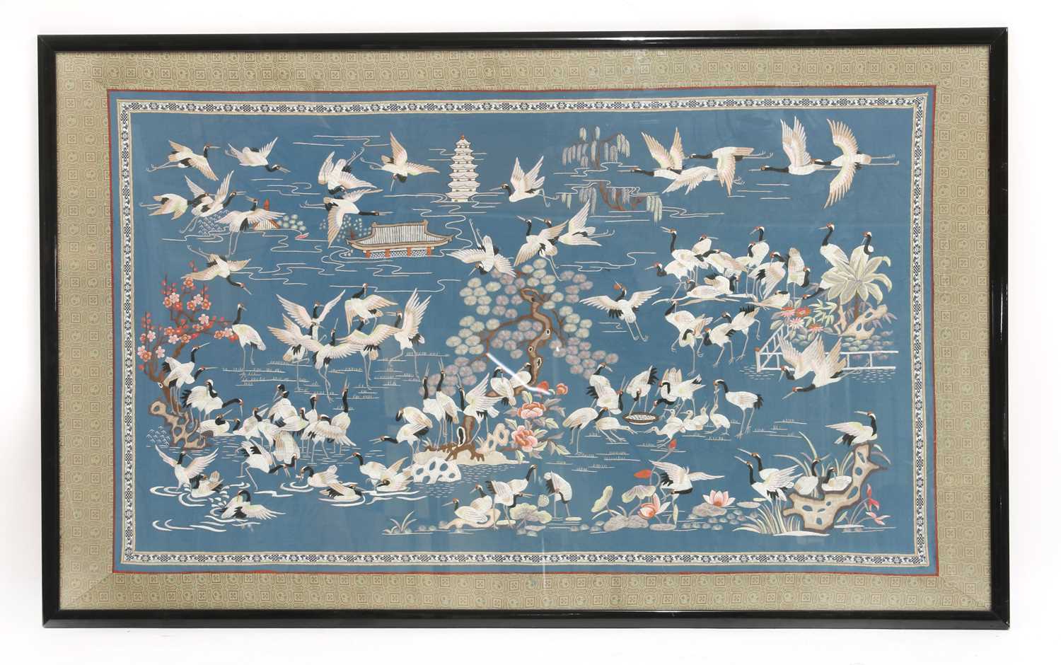 Lot 131 - A Chinese embroidery