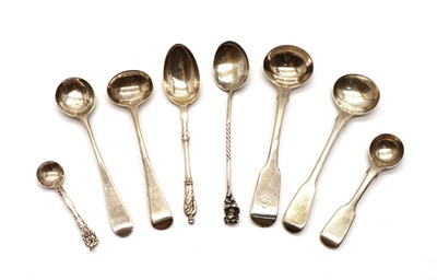 Lot 57 - An assortment of Georgian, Victorian and early 20th century condiment and coffee spoons