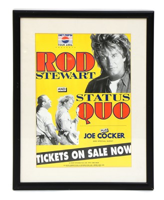Lot 402 - A collection of four framed pop posters