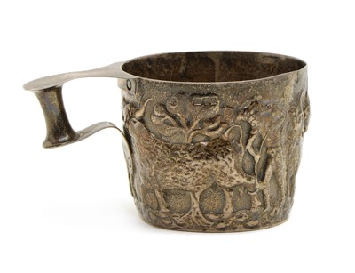 Lot 28 - A silver mug