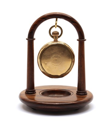 Lot 179 - A Waltham gold plated pocket watch
