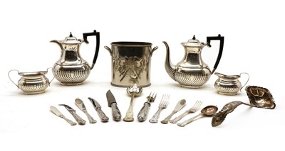 Lot 43 - A large collection of mixed silver-plated ware