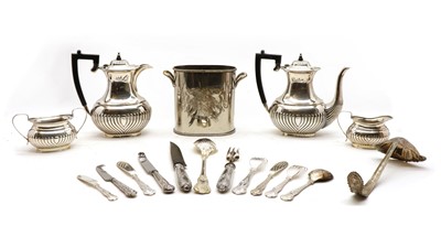 Lot 43 - A large collection of mixed silver-plated ware
