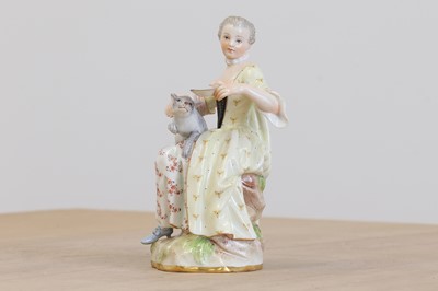 Lot 165 - A Meissen porcelain figure