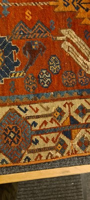 Lot 363 - A tribal wool rug