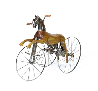 Lot 90 - CHILD’S HORSE TRICYCLE