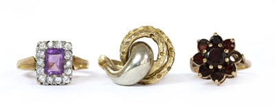 Lot 362 - Three gold rings