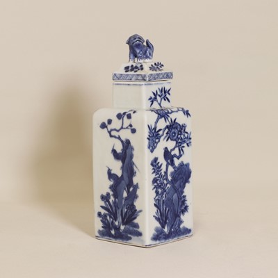 Lot 309 - A Chinese blue and white vase and cover