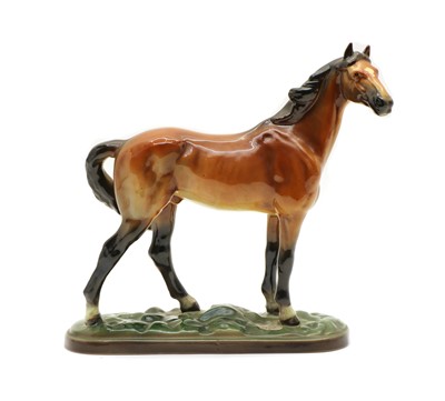 Lot 155 - A Goldscheider pottery horse