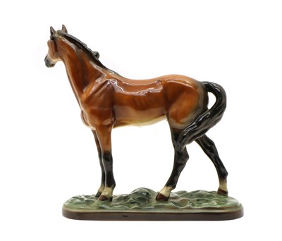 Lot 155 - A Goldscheider pottery horse