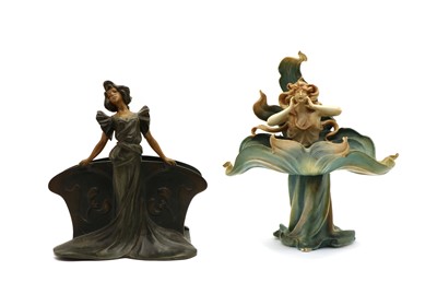 Lot 147 - An Art Nouveau figure of a lady