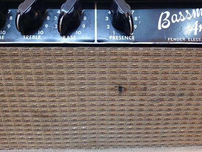Lot 390 - A 1964 Fender Bassman guitar amplifier