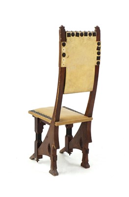 Lot 118 - A walnut side chair