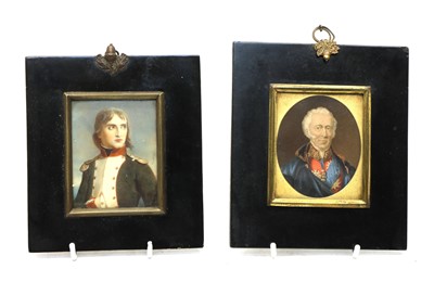 Lot 286 - Miniature portrait of Napoleon