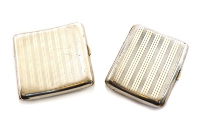 Lot 16 - Two silver cigarette cases