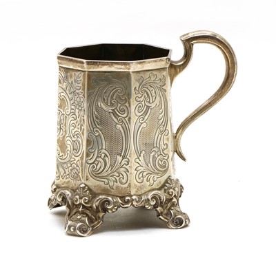 Lot 47 - A Victorian silver mug