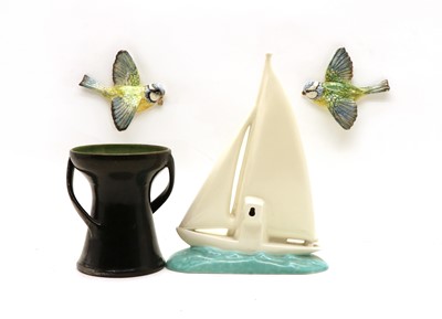 Lot 298 - A pair of Beswick wall mounted birds