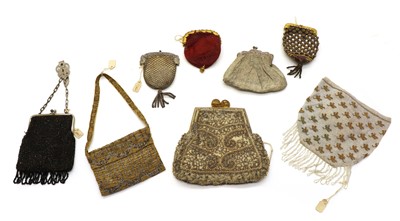 Lot 136 - A collection of eight purses and bags