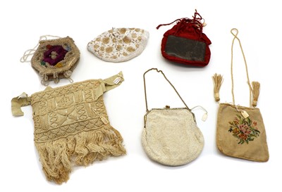 Lot 130 - A collection of six purses and bags