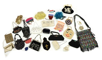 Lot 143 - A collection of twenty-seven evening bags and purses