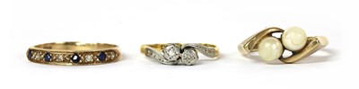 Lot 361 - Three gold rings