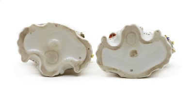 Lot 158 - A pair of porcelain figure groups