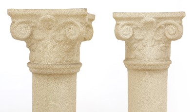 Lot 509 - A pair of Italian fibreglass columns