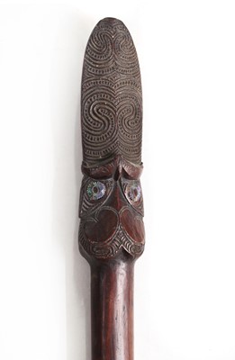 Lot 458 - A Maori taiaha staff