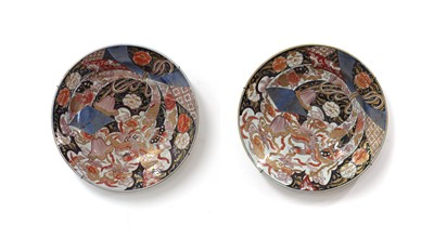 Lot 753 - A pair of massive Imari chargers