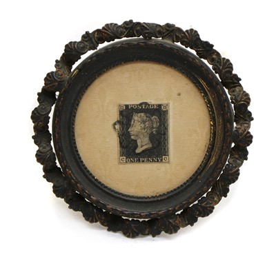 Lot 283A - A Victorian Penny Black stamp