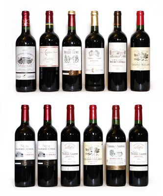 Lot 77 - A collection of red Bordeaux wines
