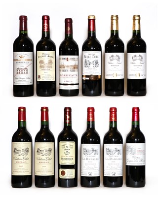 Lot 82 - A collection of red Bordeaux wines
