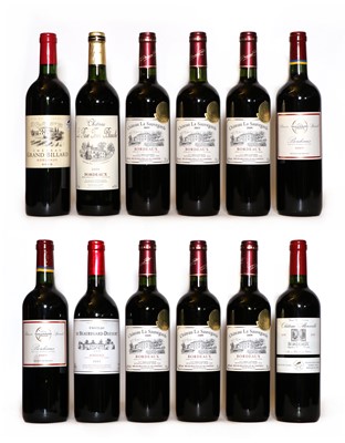 Lot 84 - A collection of red Bordeaux wines