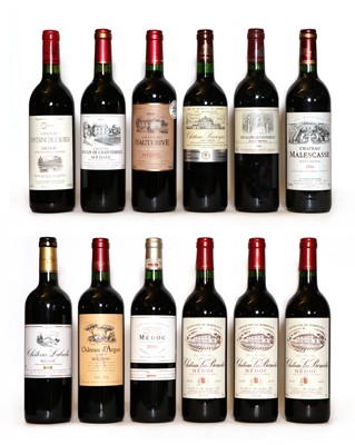 Lot 86 - A collection of Medoc wines