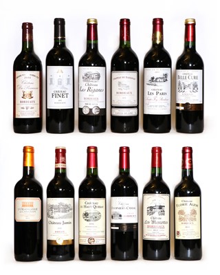 Lot 63 - A collection of red Bordeaux wines
